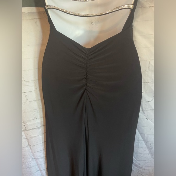 🖤Morgan & Co Drape Front Gown Women’s/Juniors Size 0🖤 - Picture 7 of 12